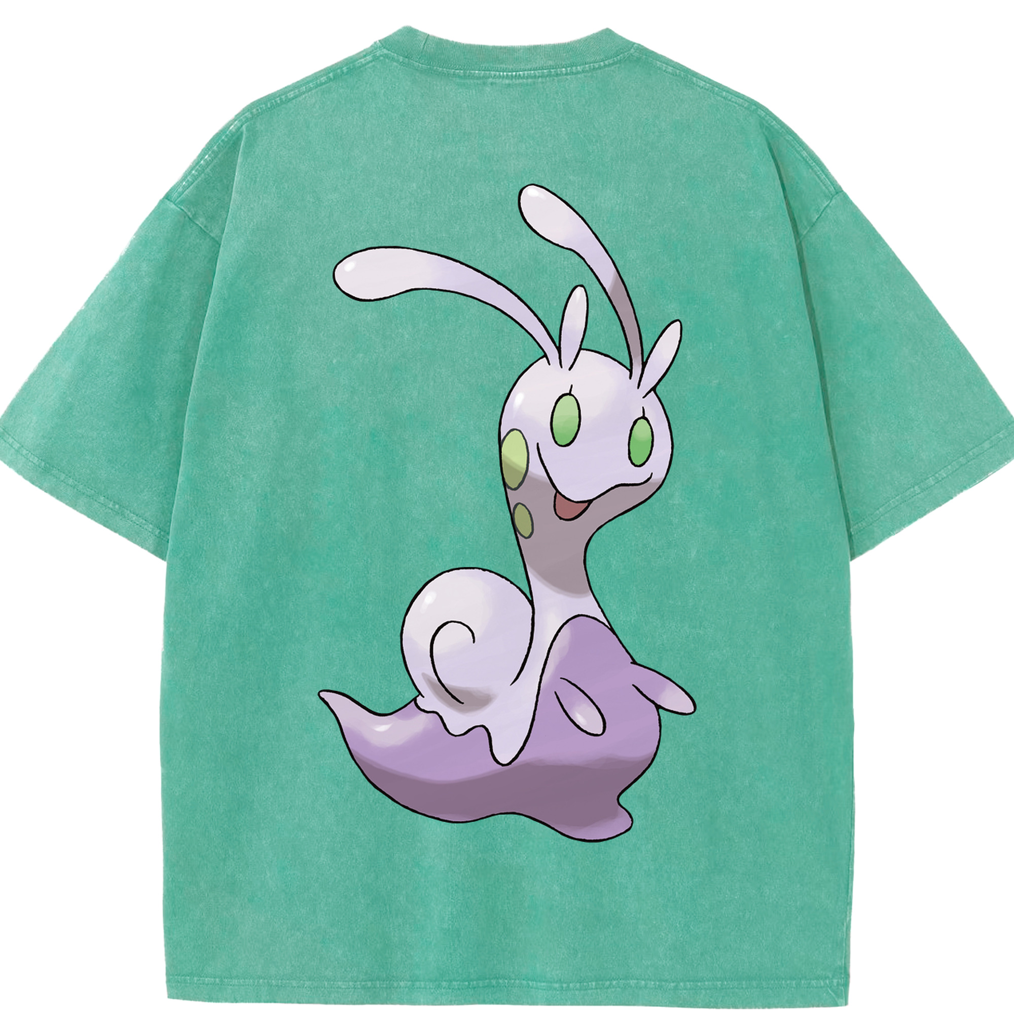 （画像用） ポケットモンスター Pokémon 綿100% ヴィンテージ風 半袖Tシャツ（背面プリント）